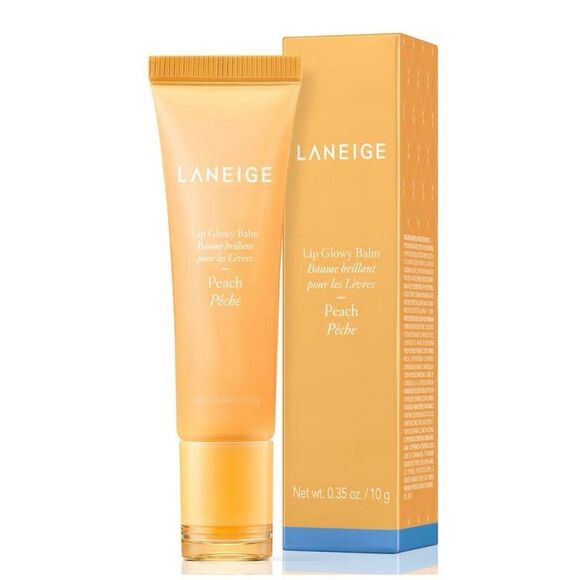 LANEIGE - NWT - Lip Glowy Balm in Peach. New in Box, .35 oz. - Picture 6 of 16